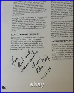 RARE Signed 1st Ed'NACIMIENTOS' 9 SIGNED Native American Artists Signatures