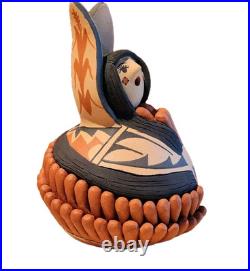 RARE Signed 6 Joseph (J. R.) Gachupin Jemez Pueblo Corn Maiden Native American