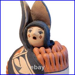 RARE Signed 6 Joseph (J. R.) Gachupin Jemez Pueblo Corn Maiden Native American