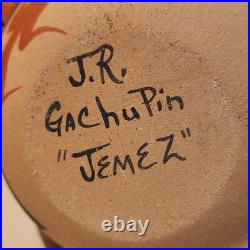 RARE Signed 6 Joseph (J. R.) Gachupin Jemez Pueblo Corn Maiden Native American