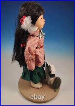 RARE Starshine Morningstar Gotz Native American Navajo Indian Doll 18 Box Stand