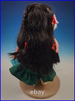 RARE Starshine Morningstar Gotz Native American Navajo Indian Doll 18 Box Stand