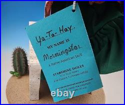 RARE Starshine Morningstar Gotz Native American Navajo Indian Doll 18 Box Stand