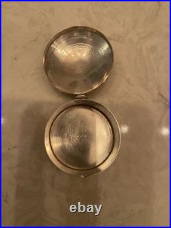 RARE Sterling Silver Turquoise 29.1g Navajo Pill Box Native American Jewelry RARE Sterling Silver Turquoise 29.1g Navajo Pill Box Native American Jewelry