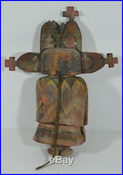 RARE VINTAGE NAVAJO BUTTERFLY MAIDEN KACHINA with STAND NATIVE AMERICAN