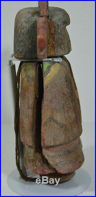 RARE VINTAGE NAVAJO BUTTERFLY MAIDEN KACHINA with STAND NATIVE AMERICAN