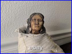 RARE Vintage Almazetta Casey Native American Clay Sculpture Signed Ltd 20/100
