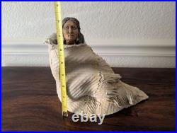 RARE Vintage Almazetta Casey Native American Clay Sculpture Signed Ltd 20/100