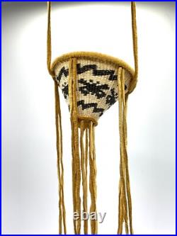 RARE Vintage Butterfly Apache Burden Basket By Lorena UpShaw MINT CONDITION