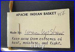 RARE Vintage Butterfly Apache Burden Basket By Lorena UpShaw MINT CONDITION