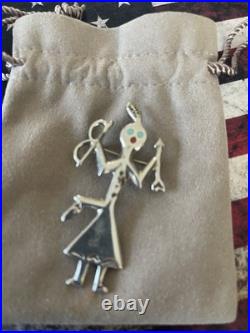 RARE Vintage Native American Hopi Mudhead Pin