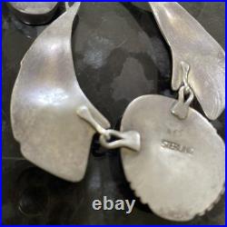 RARE Vintage Navajo Sky Blue Kingman Turquoise Sterling Necklace Signed BGY RARE Vintage Navajo Sky Blue Kingman Turquoise Sterling Necklace Signed BGY