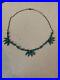 RARE-Vintage-Navajo-Sterling-Silver-Turquoise-Choker-Necklace-three-sections-01-ea