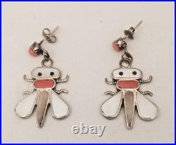 RARE Vintage Zuni Bee Necklace & Earrings by master silversmith SENSA EUSTACE