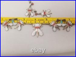 RARE Vintage Zuni Bee Necklace & Earrings by master silversmith SENSA EUSTACE