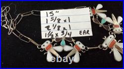 RARE Vintage Zuni Bee Necklace & Earrings by master silversmith SENSA EUSTACE