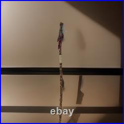 RARE Vtg 42 Handcrafted Artisan Medicine Staff Native American Style Beaded