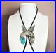 RARE-Vtg-Carol-Kee-Native-American-Navajo-Sterling-Silver-Hummingbird-Bolo-Tie-01-wdx