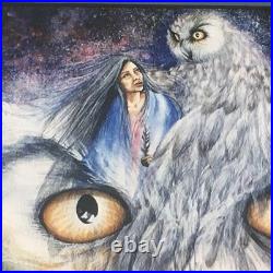 RARE Vtg Native American Signed Numbered Print By Susan Thomas Underwood 19x17