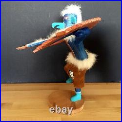 RARE WATER BIRD Kachina Doll 12 Authentic Native American, Signed Navajo 1980s