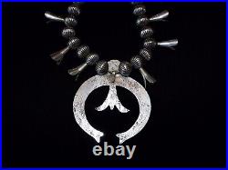 RARE vintage navajo Silver squash blossom necklace
