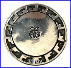 RARE vtg SOUTHWESTERN THUNDERBIRD TRINKET TRAY Fred Harvey era STERLING 46g dish