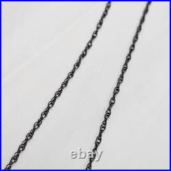 RB sterling Rare Onyx Necklace Native American Indian Butterfly Feathers 925