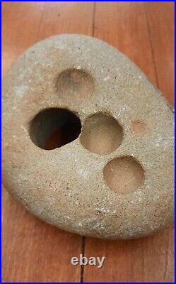 REAL Native American Stone Fire Starter Indian Made BowithStick Firestone RARE