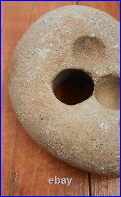 REAL Native American Stone Fire Starter Indian Made BowithStick Firestone RARE