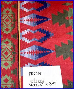 Ralph Lauren Home Rare Vtg Fabric Cott Woven Native Amer. DesignBeacon Blanket