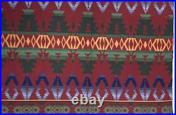 Ralph Lauren Home Rare Vtg Fabric Cott Woven Native Amer. DesignBeacon Blanket