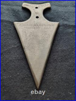 Rare! 1793 Native American Spear Head Pendant