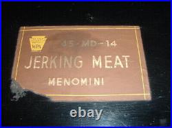 Rare 1930s WPA Museum Extension Project Diorama-Menomini Jerking Meat