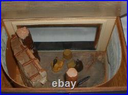 Rare 1930s WPA Museum Extension Project Diorama-Tlingit Weaving Baskets