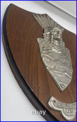 Rare 1947 Camp Mishawaka Navajo Native American Plaque