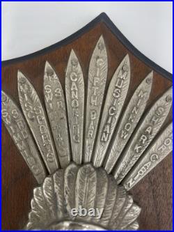 Rare 1947 Camp Mishawaka Navajo Native American Plaque