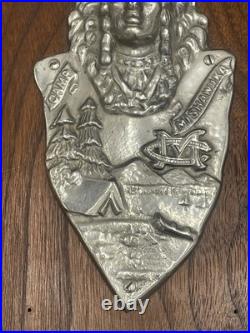 Rare 1947 Camp Mishawaka Navajo Native American Plaque