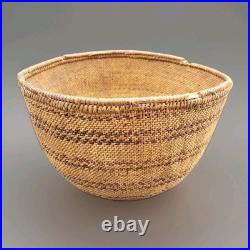 Rare 19c Large Modoc Klamath Sprague River Native American Basket 11x 8