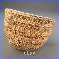Rare 19c Large Modoc Klamath Sprague River Native American Basket 11x 8