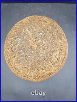 Rare 19c Large Modoc Klamath Sprague River Native American Basket 11x 8