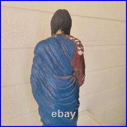 Rare 20 Native American Indian Chief Decorative Statue Figure 20 Lbs
