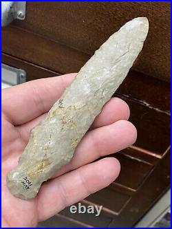 Rare 5 5/8 Munkers Creek Blade From Mississippi Motley Coa Indian Arrowhead