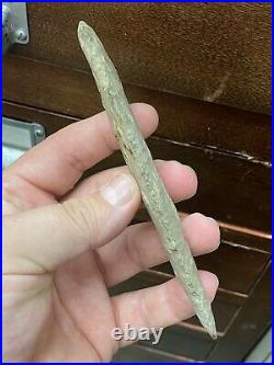 Rare 5 5/8 Munkers Creek Blade From Mississippi Motley Coa Indian Arrowhead