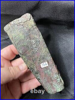 Rare 6 Long Copper Celt / Axe Found In Mississippi Ex Roy Pohler Collection