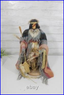 Rare Alex West Design Bear Dancer Signed Numbered Native American Doll Rare Alex West Design Bear Dancer Signed Numbered Native American Doll