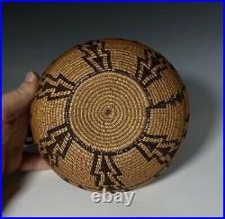 Rare Antique Native American California Basket Tubatulabal / Panamint