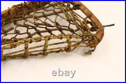 Rare Antique Native American Lacrosse Stick 46.5 Unbranded Octagonal Handle
