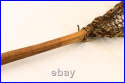 Rare Antique Native American Lacrosse Stick 46.5 Unbranded Octagonal Handle