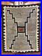 Rare-Antique-Navajo-Native-American-Small-Blanket-Rug-1860s-Whirling-Log-01-bgv