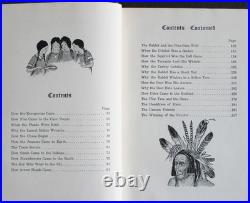 Rare Antique Old Book Cherokee Native American Indian Cave Fairy Tales 1926